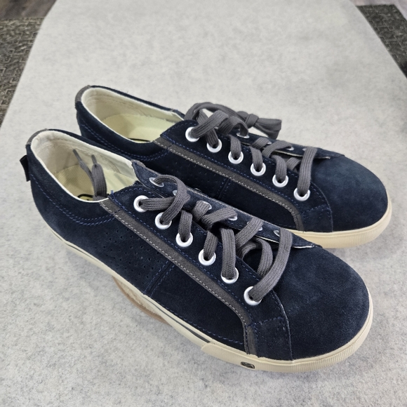 🐢 Keen Herren Men's size 9 Blue Suede Shoes - Picture 4 of 16